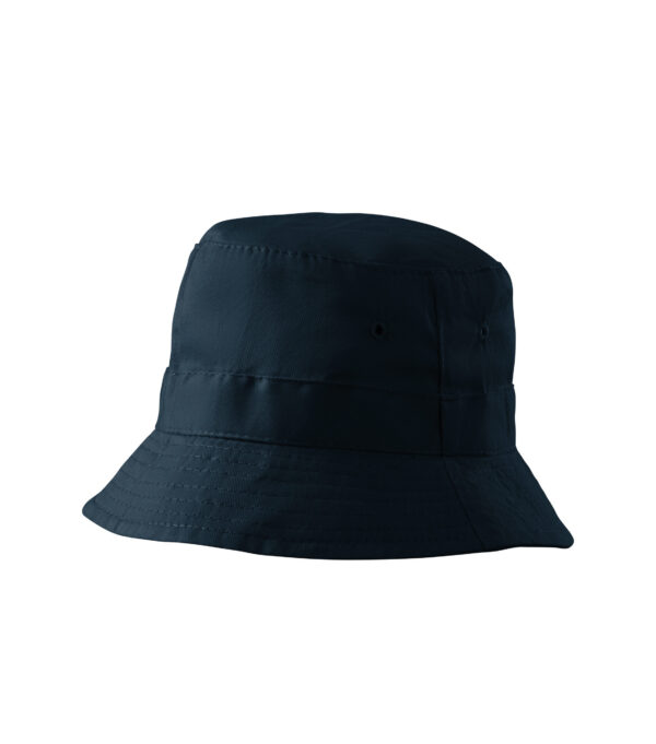 Tmavomodrý bavlnený klobúk MALFINI Classic 304 unisex s obšitými vetracími otvormi
