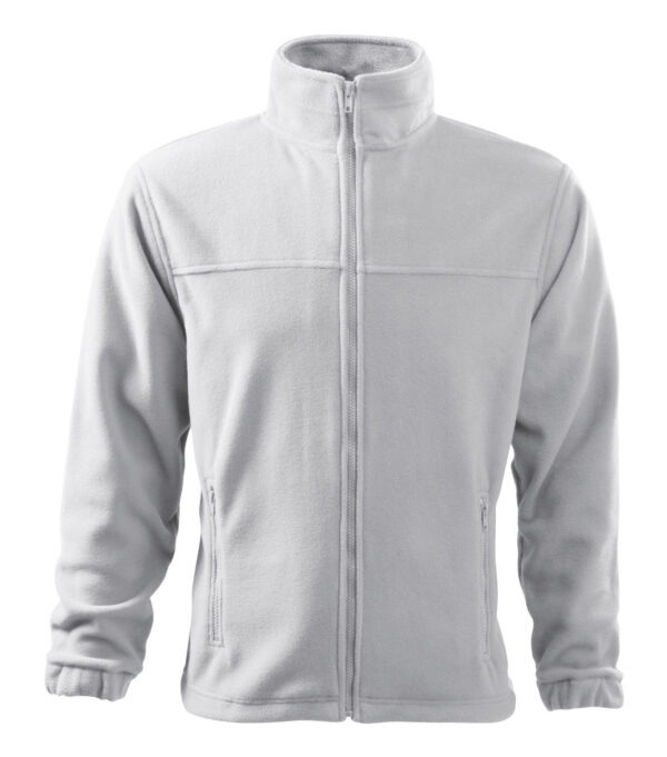 Pánska flísová bunda RIMECK Jacket 501 biela – pohľad spredu