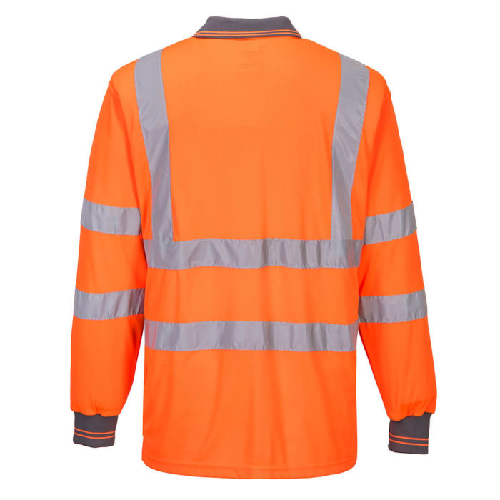 Polokošeľa Hi-Vis s dlhým rukávom – Obrázok 4