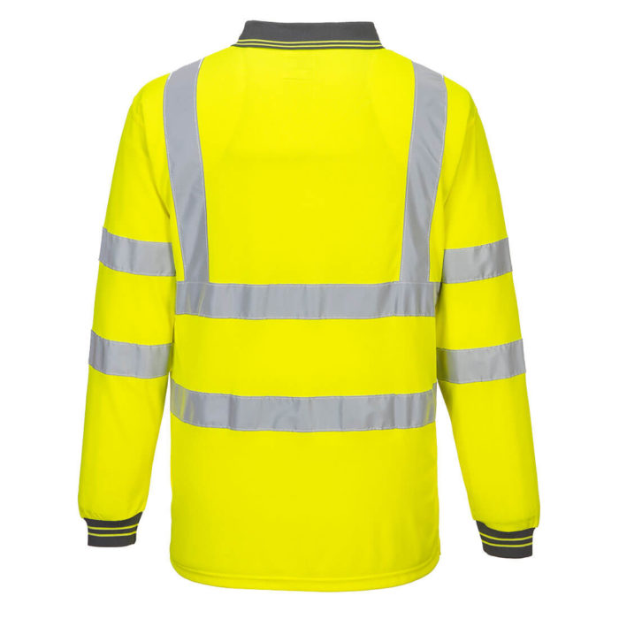 Polokošeľa Hi-Vis s dlhým rukávom – Obrázok 2