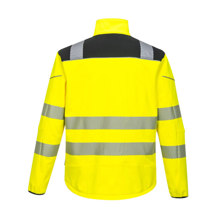 PW3 Hi-Vis Softshell bunda – Obrázok 2