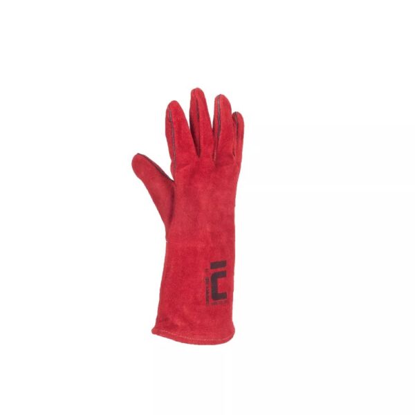 Zváračské rukavice CERVA SANDPIPER RED typ A, 35 cm – detail