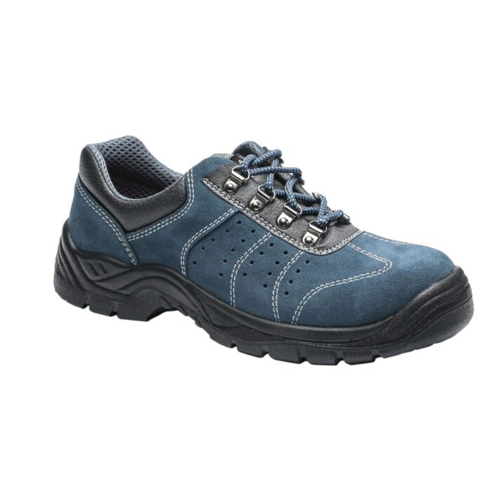 Perforované bezpečnostné poltopánky Portwest Steelite FW02, modré