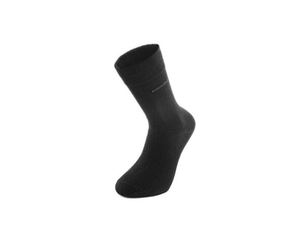 Čierna ponožka CXS COMFORT z hladkého úpletu