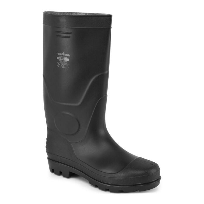 Čierne gumáky Portwest FW90 – pohľad zboku